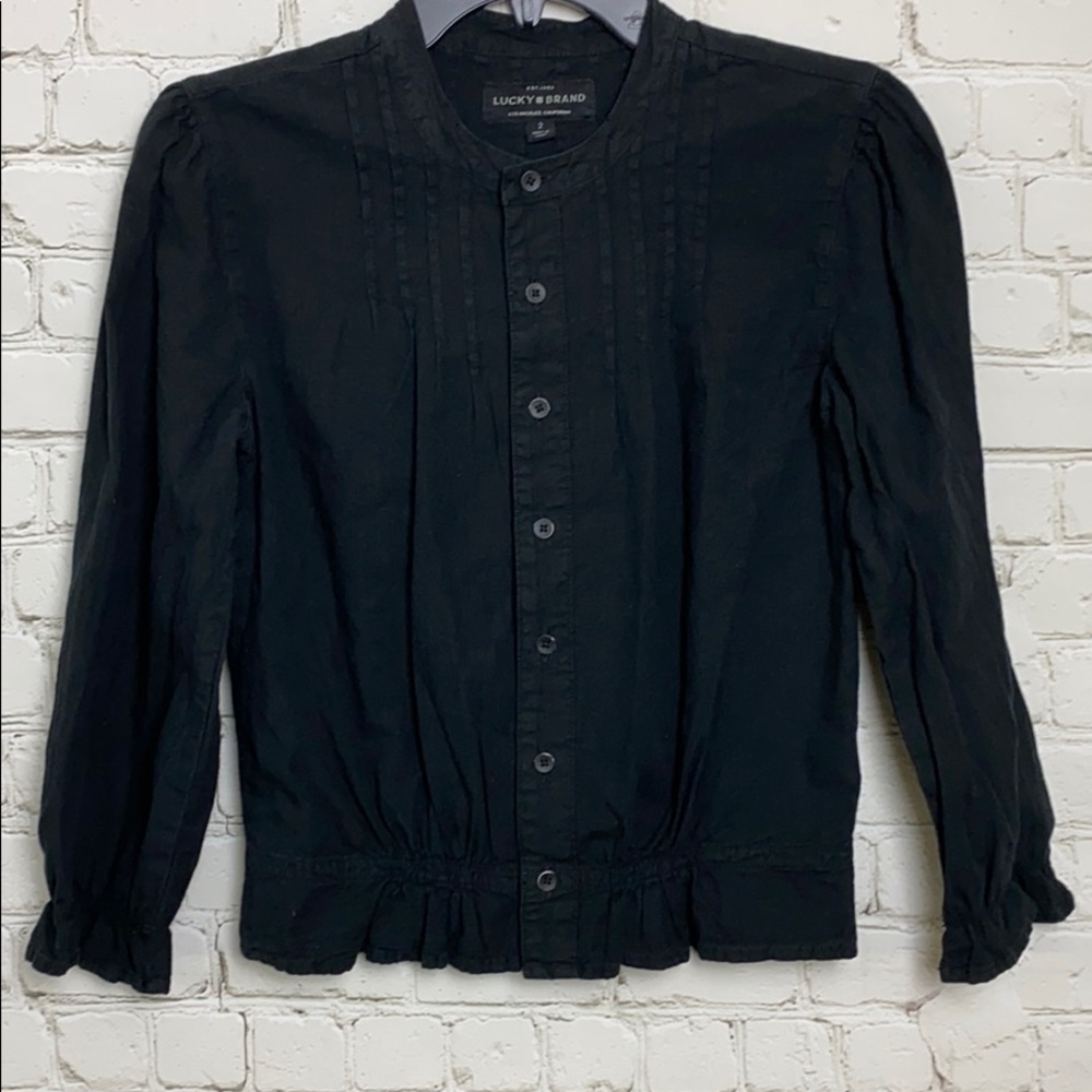 Lucky brand Victorian blouse